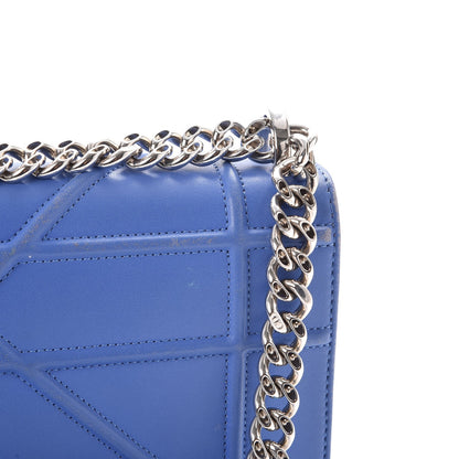 Christian Dior Lambskin Medium Diorama Flap Bag Blue 13 of 22