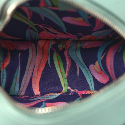 Chanel Lambskin Stitch Round Clutch With Chain Light Blue 5 of 12