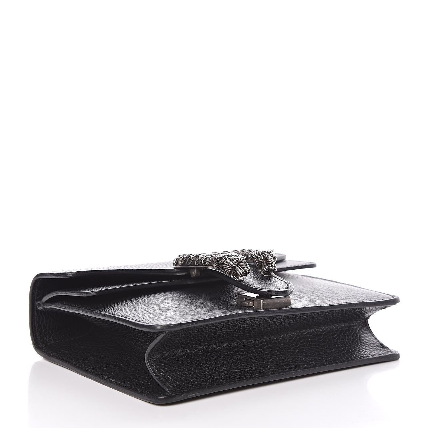 Gucci Calfskin Mini Dionysus Shoulder Bag Black 4 of 13