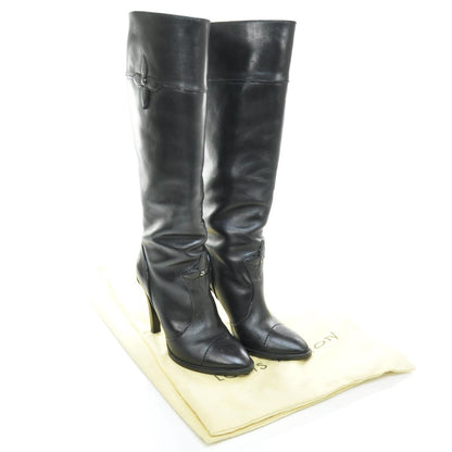 Louis Vuitton Leather Notting Hill High Boots 39 Black 4 of 7