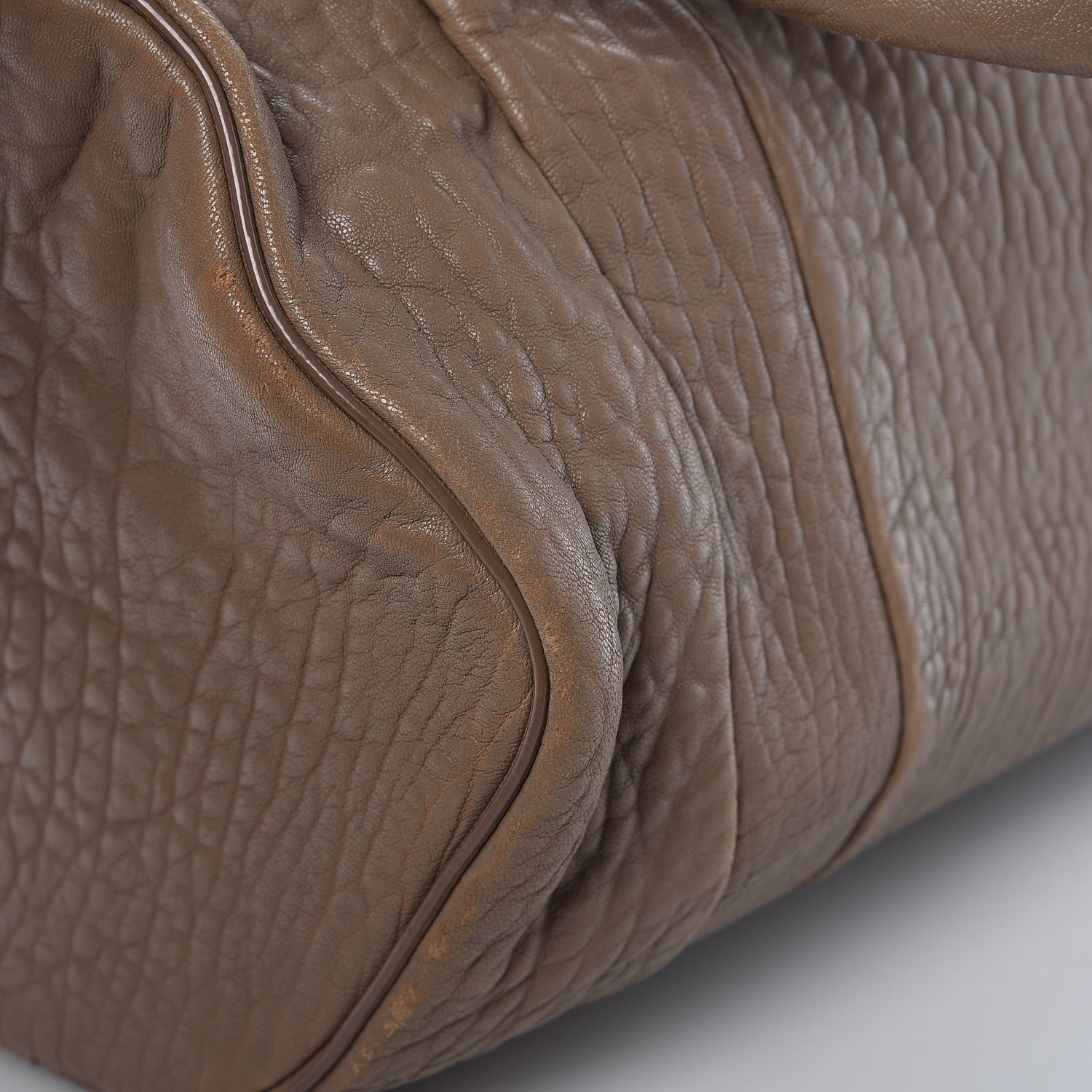 Alexander Wang Pebbled Lambskin Rocco Latte Rose Gold Hardware 11 of 12