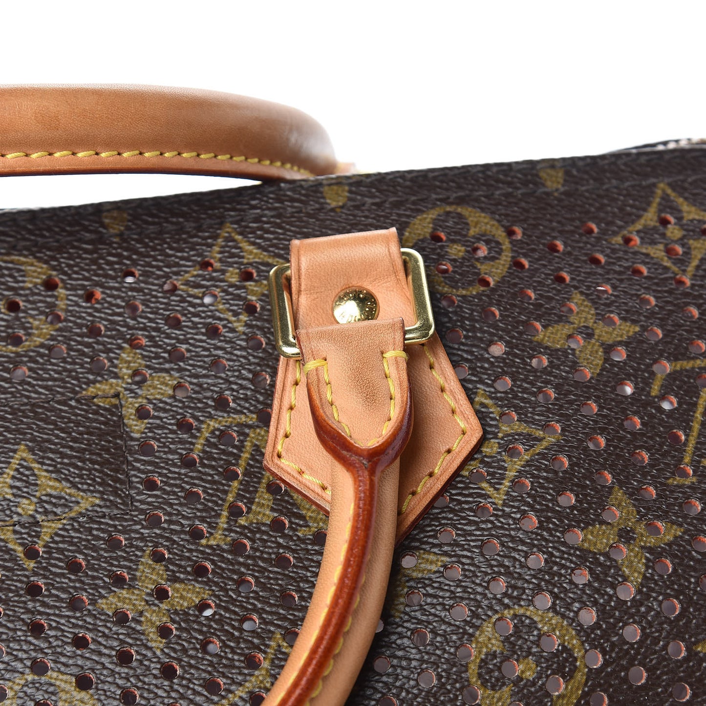 Monogram Perforated Speedy 30 Orange