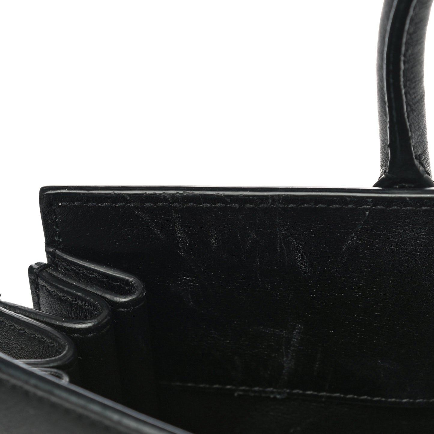 Calfskin Nano Sac de Jour Black
