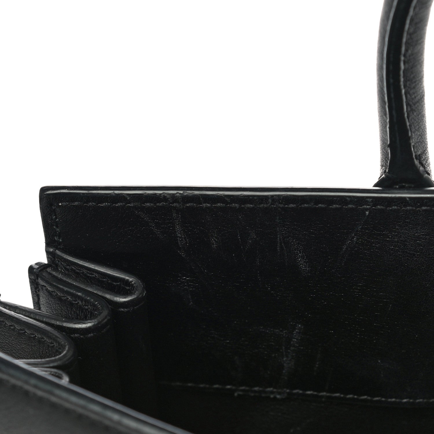 Saint Laurent Calfskin Nano Sac de Jour Black 10 of 12