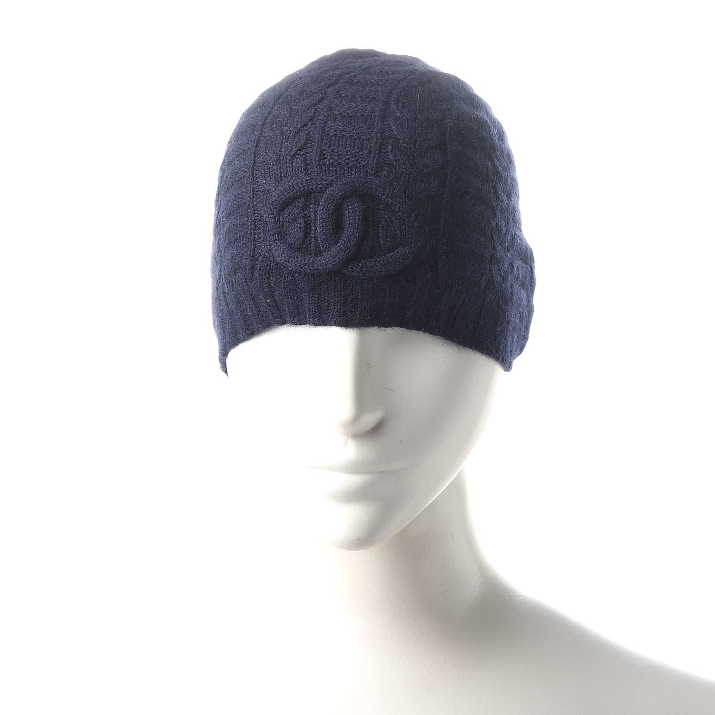 Merino Wool CC Beanie Hat Navy