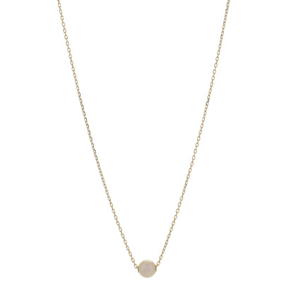 Mikimoto 18K Yellow Gold Akoya Pearl 7-7.5mm Single Pendant Necklace 1 of 5