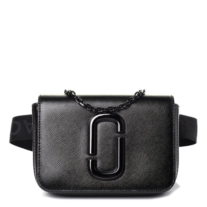 Marc Jacobs Saffiano Hip Shot Belt Bag Black 1 of 10