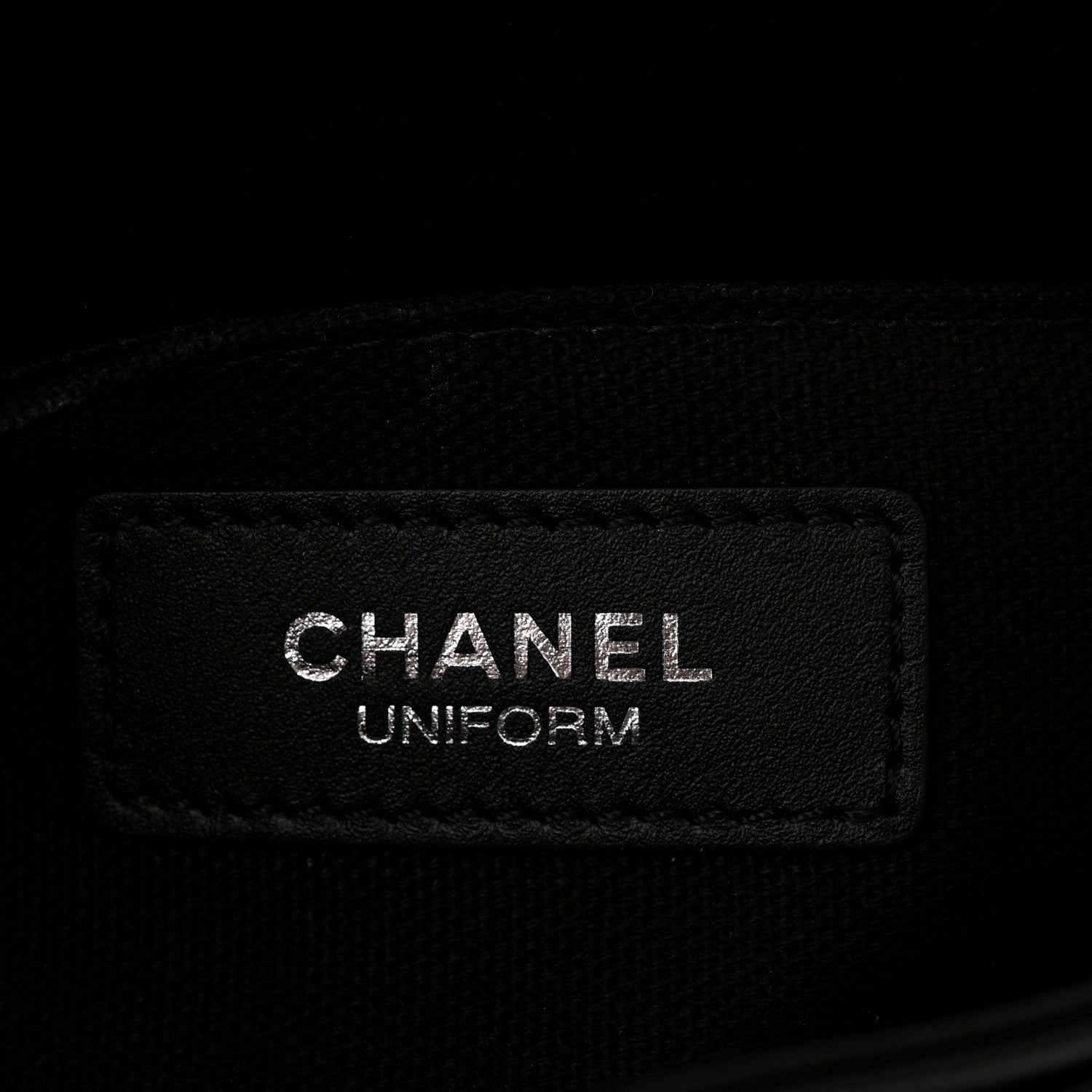 Chanel Calfskin Quilted CC Uniform Flap Belt Bag Black 6 of 10