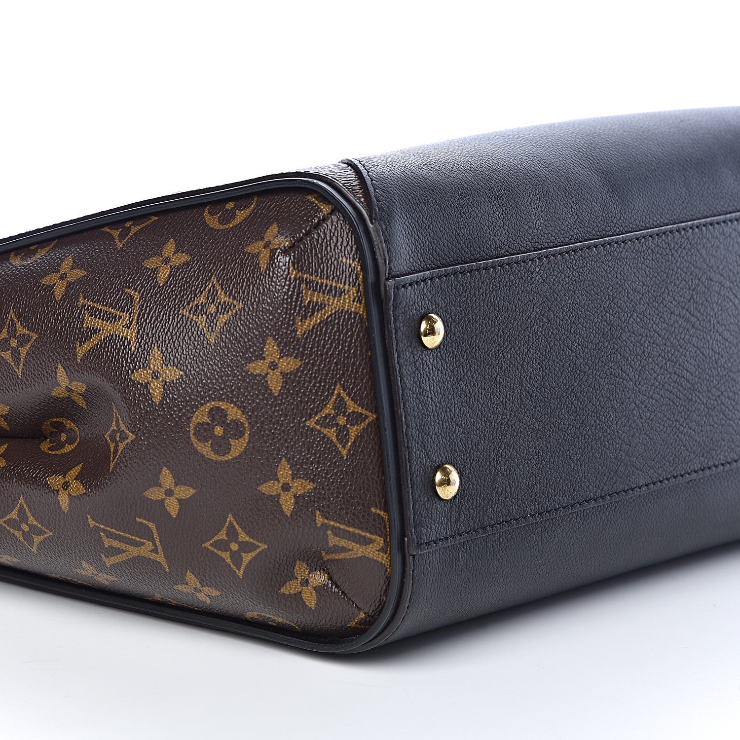 Louis Vuitton Calfskin Monogram Kimono Tote Black 7 of 9