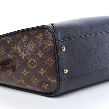 Louis Vuitton Calfskin Monogram Kimono Tote Black 7 of 9