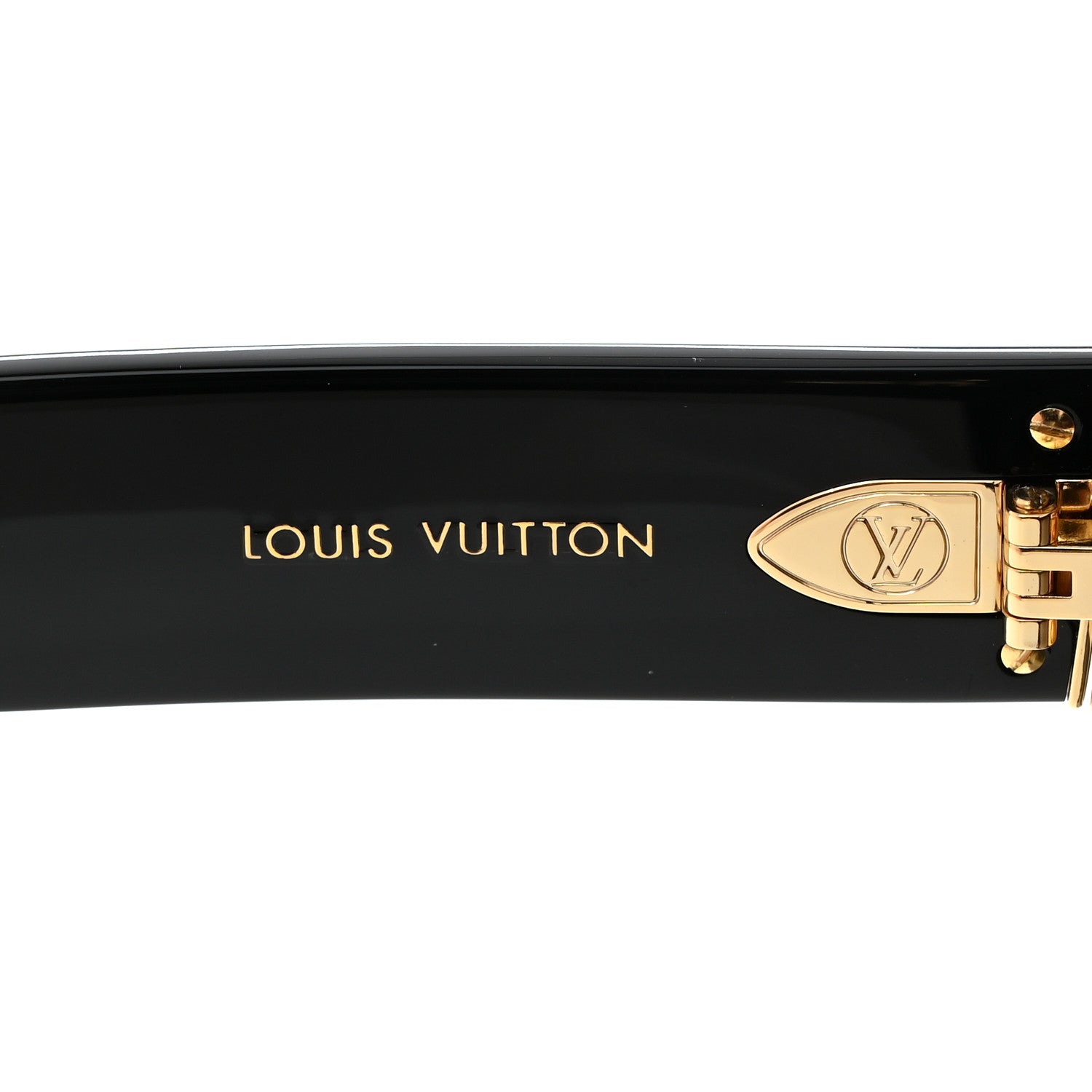 Louis Vuitton Acetate LV Empreinte Square Sunglasses Z1611E Black 5 of 7