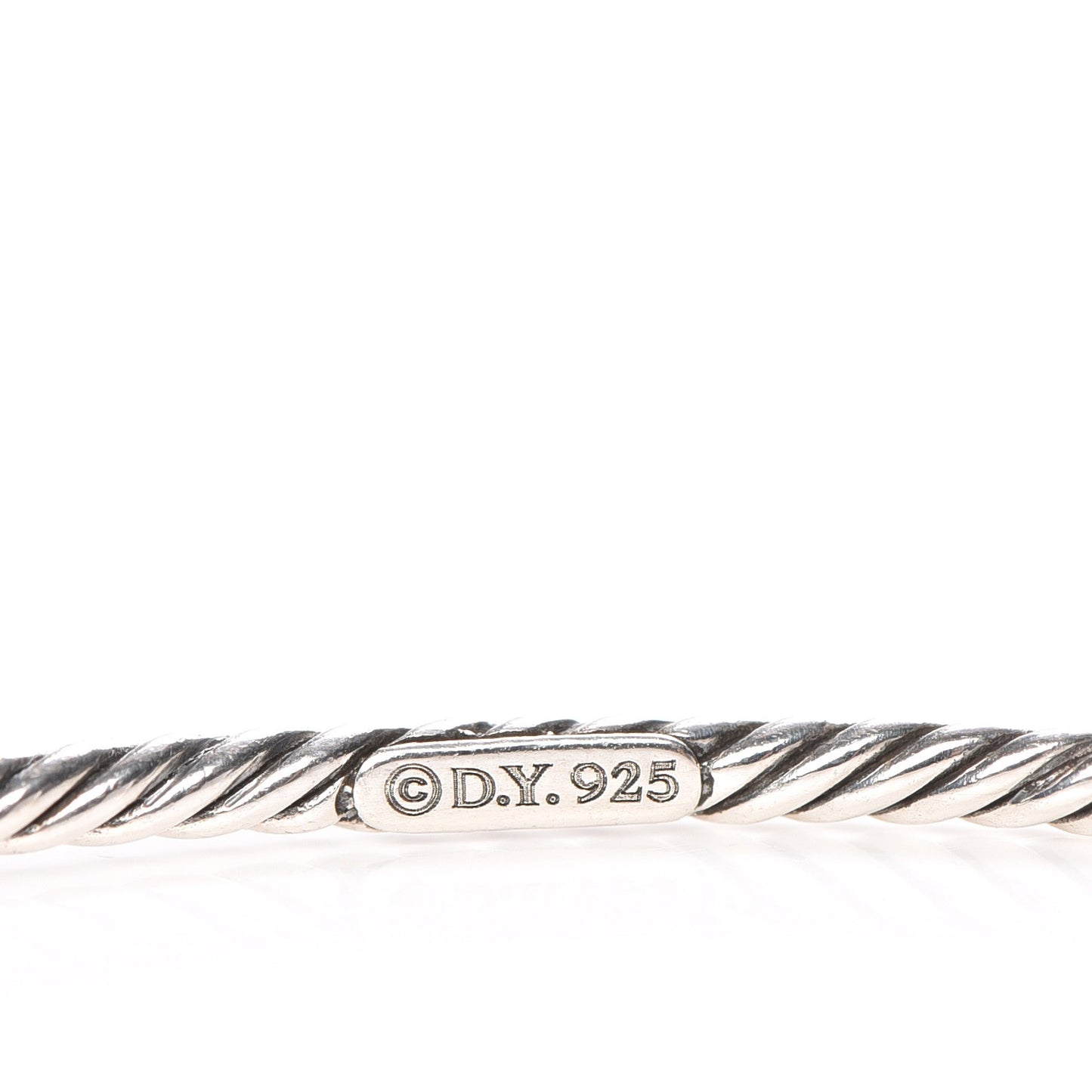 Sterling Silver 2.5mm Cable Bangle