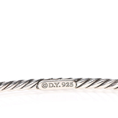 David Yurman Sterling Silver 2.5mm Cable Bangle 4 of 4