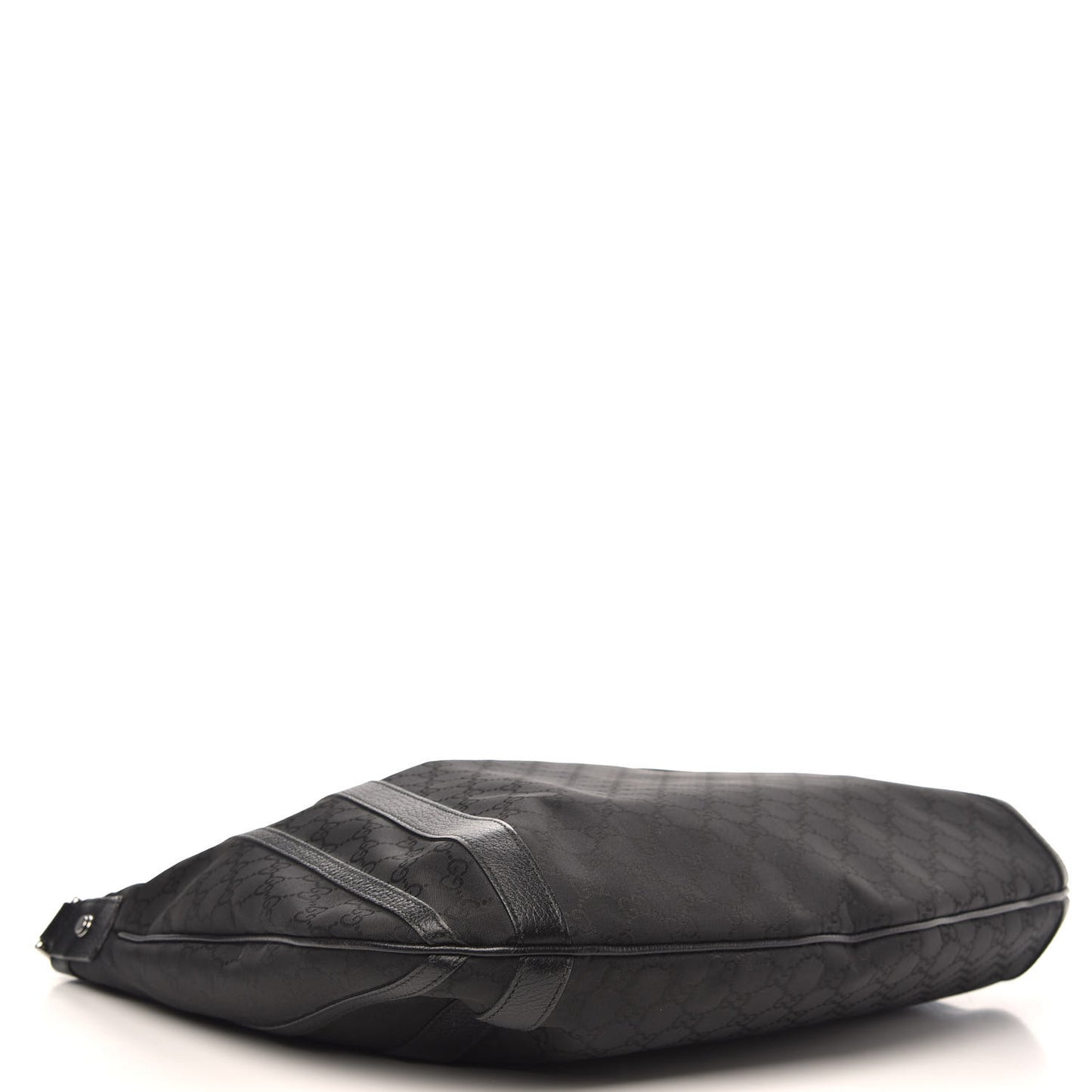 Nylon Monogram Medium Abbey Convertible Tote Black