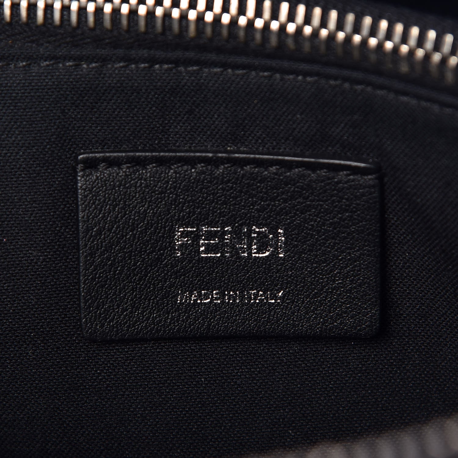 Fendi Vitello Dolce Marquetry Medium By The Way Boston Bag Black Multicolor 6 of 9