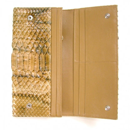 Prada Python Flap Wallet Beige 6 of 9