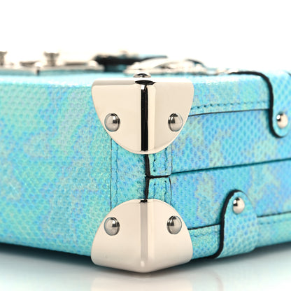 Louis Vuitton Iridescent Karung Petite Malle Blue Petrol 9 of 9