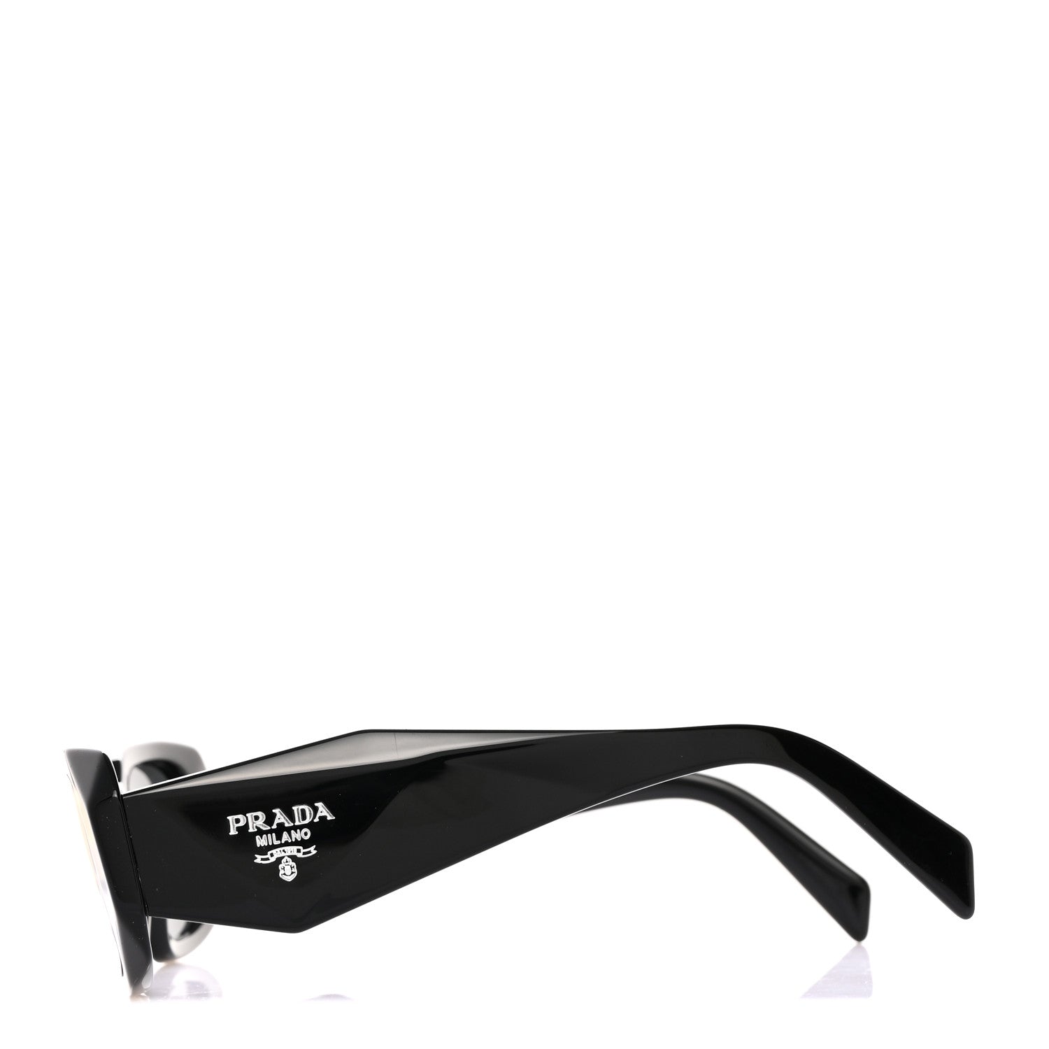 Prada Acetate Symbole Sunglasses SPR 17W Black 4 of 8