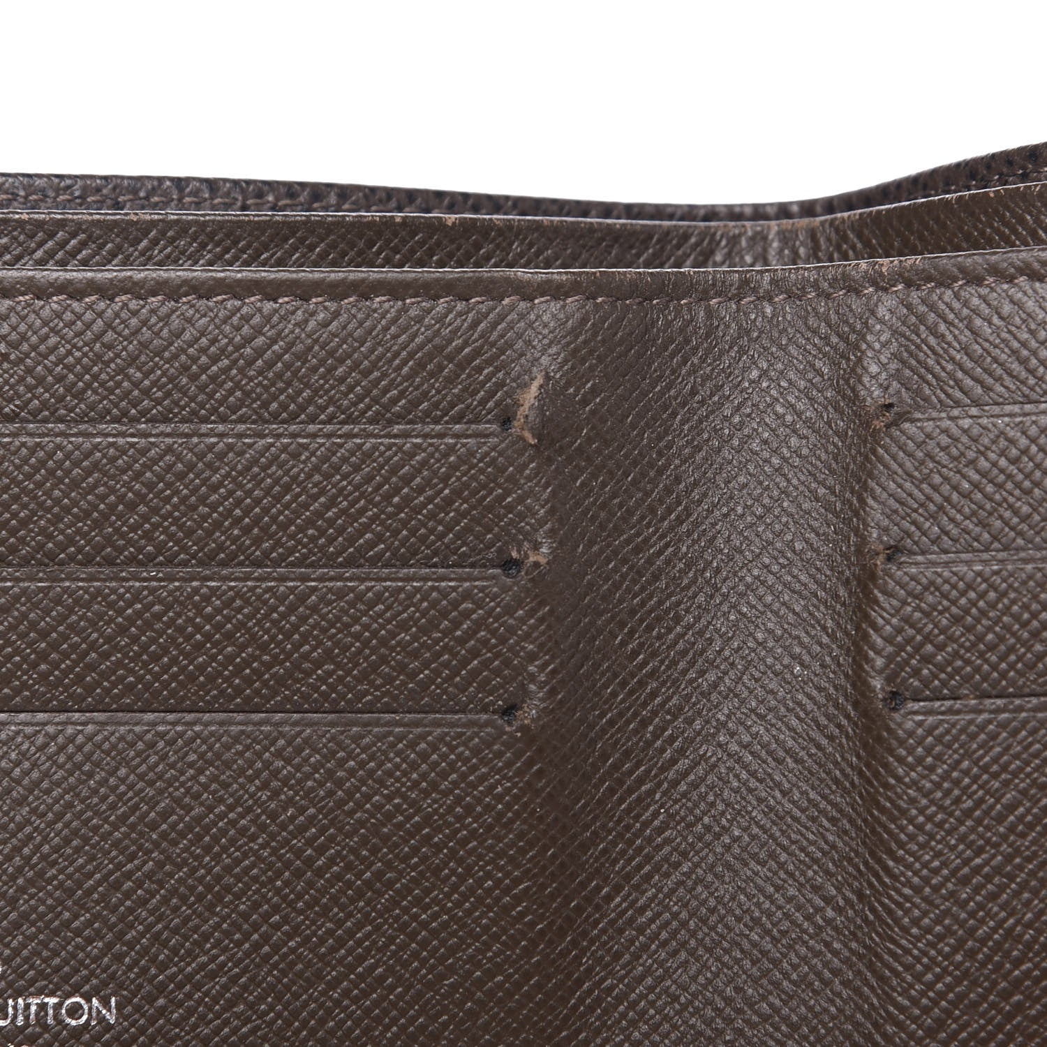 Louis Vuitton Taiga Billfold 6 Credit Card Wallet Grizzli 6 of 8