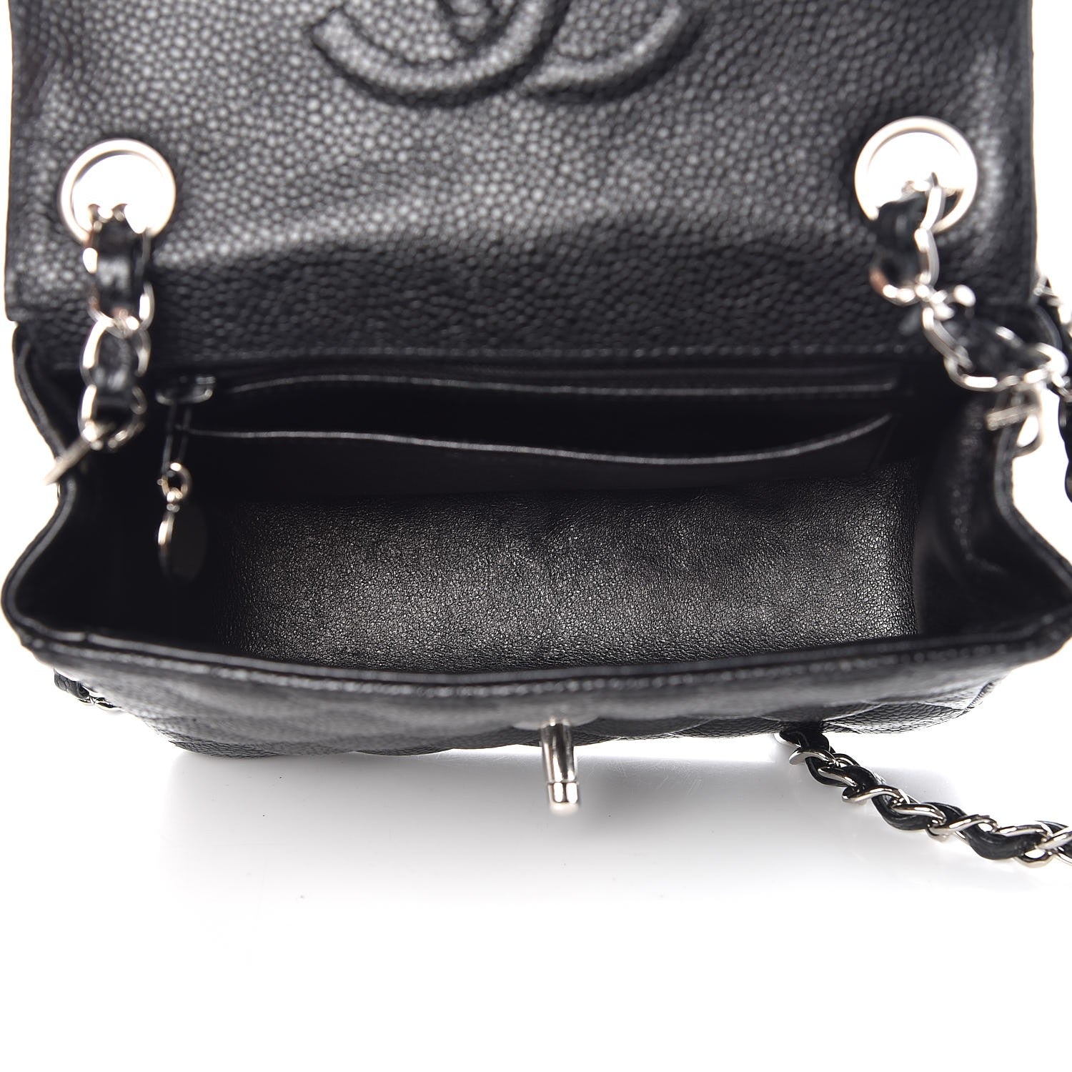 Chanel Caviar Quilted Mini Square Flap Black 5 of 12