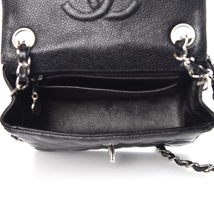 Chanel Caviar Quilted Mini Square Flap Black 5 of 12