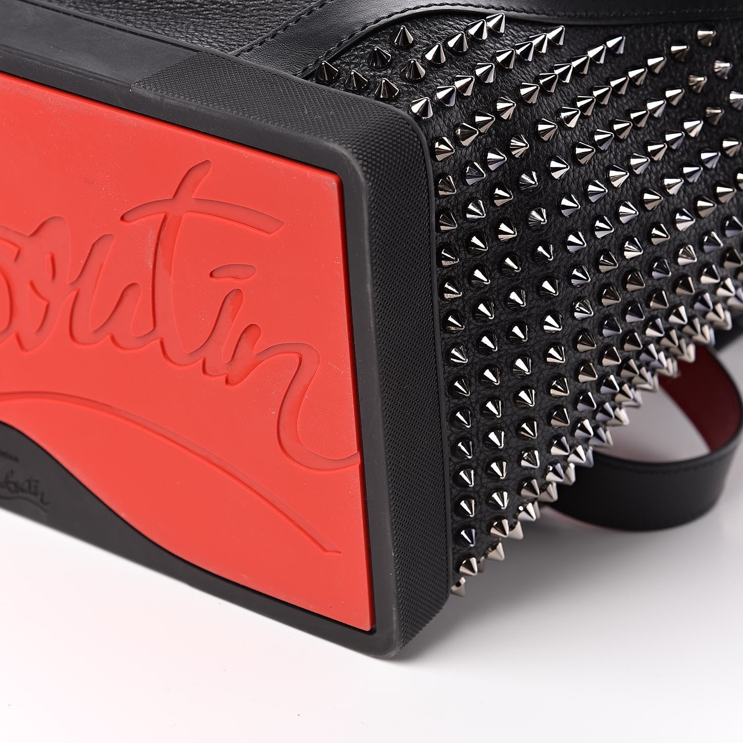 Christian Louboutin Calfskin Spiked Explorafunk Backpack Black 9 of 11