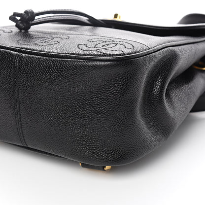 Chanel Caviar CC Backpack Black 9 of 10