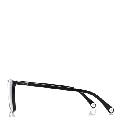 Chanel Acetate Polarized Square Sunglasses 5447 Black 3 of 8