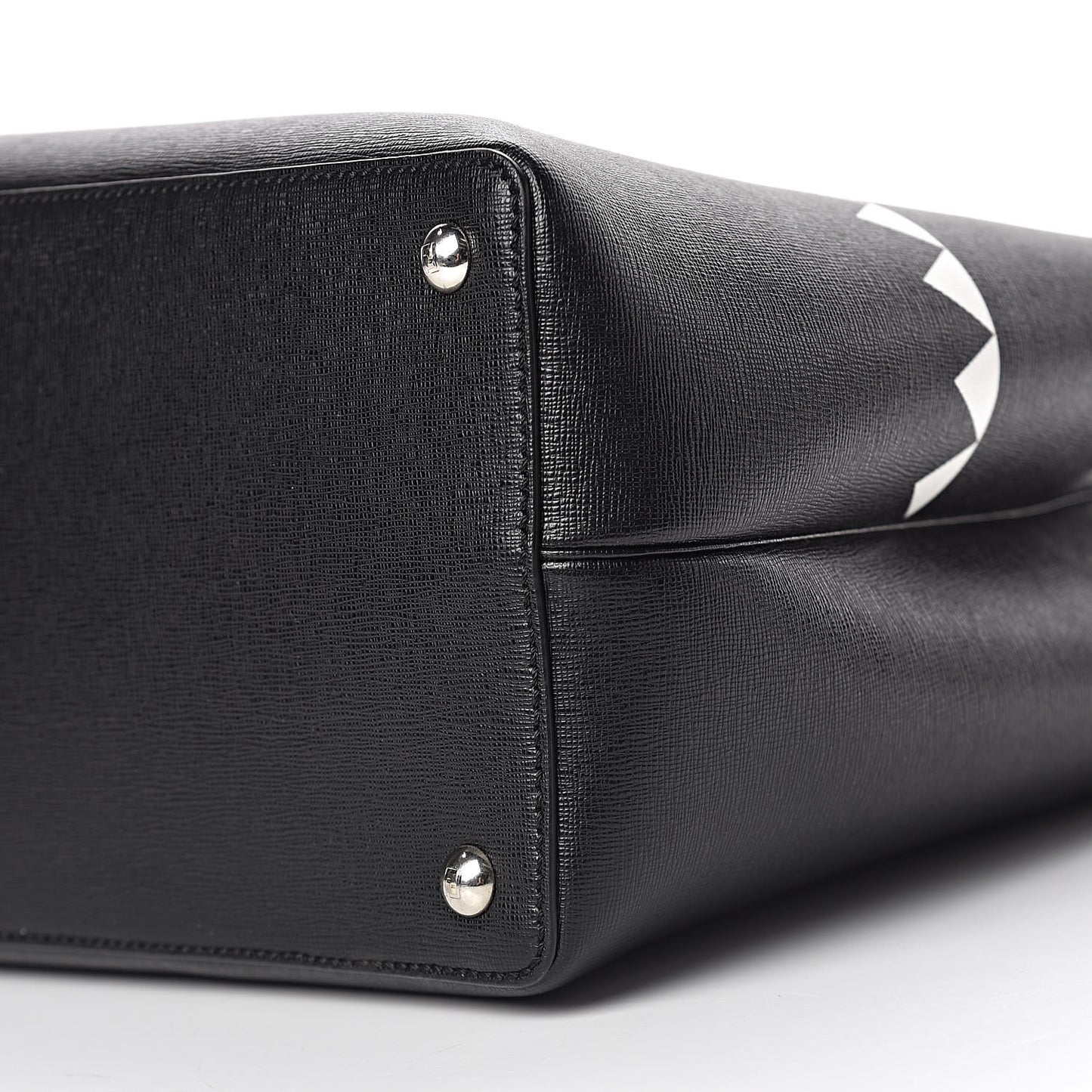 Vitello Elite Studded Monster Medium 2Jours Tote Black