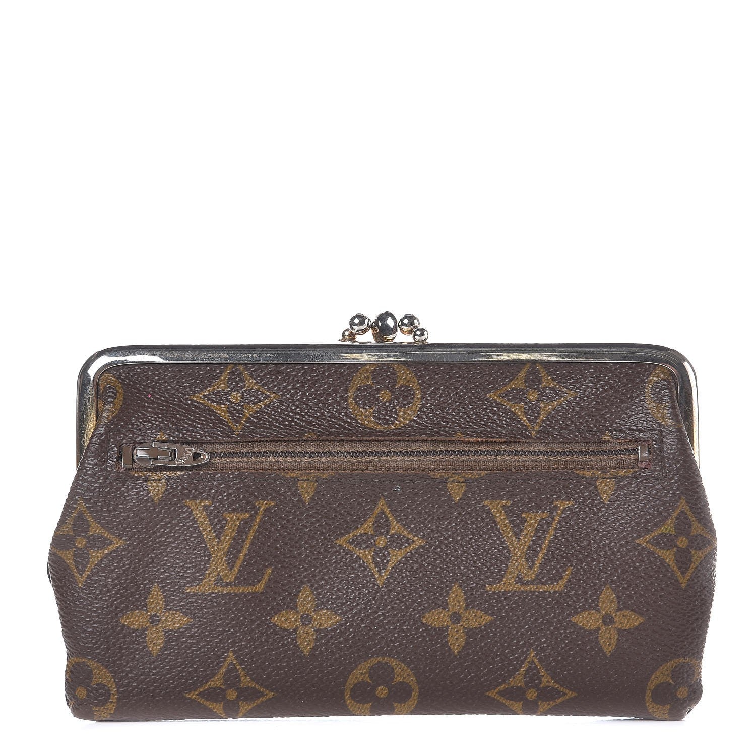 Louis Vuitton Monogram Kisslock Coin Purse 1 of 11