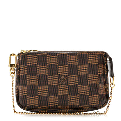 Louis Vuitton Damier Ebene Mini Pochette Accessories 1 of 8