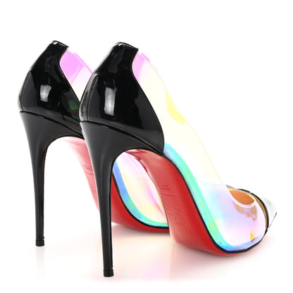 Christian Louboutin Disco PVC Hologram Debout 100 Pumps 38.5 Black Multicolor 5 of 9