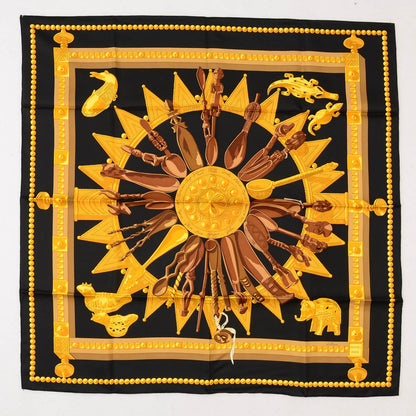 Hermes Silk Culliers D'Afrique Scarf 90 2 of 6