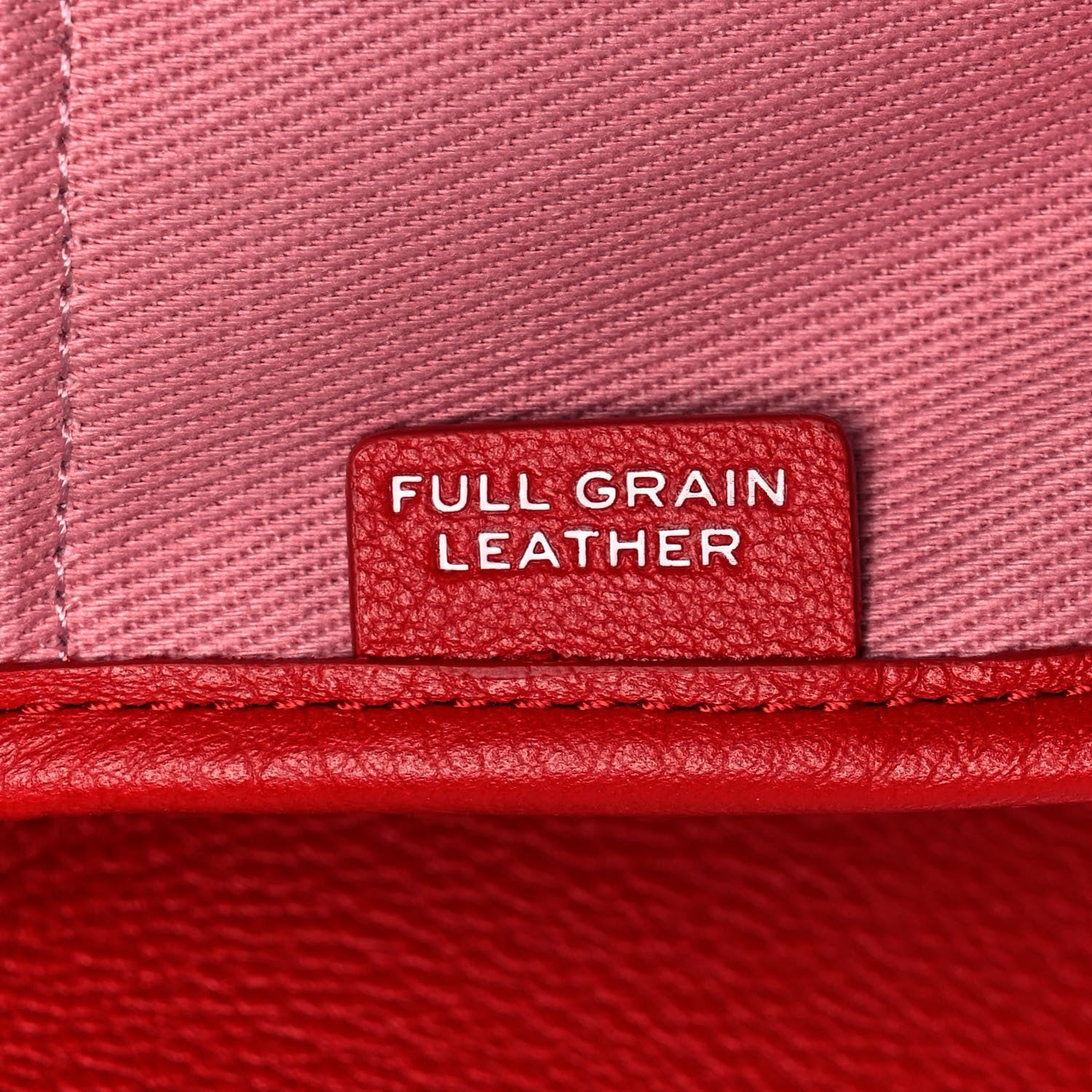 Marc Jacobs Grained Calfskin Medium The Tote Bag True Red 6 of 11