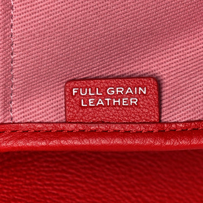 Marc Jacobs Grained Calfskin Medium The Tote Bag True Red 6 of 11