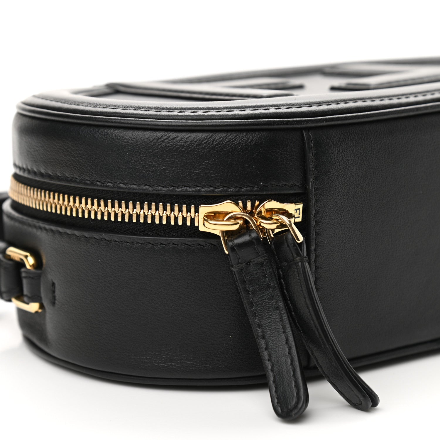 Fendi Vitello Grace Matte Mini O'Lock Camera Case Black 9 of 10