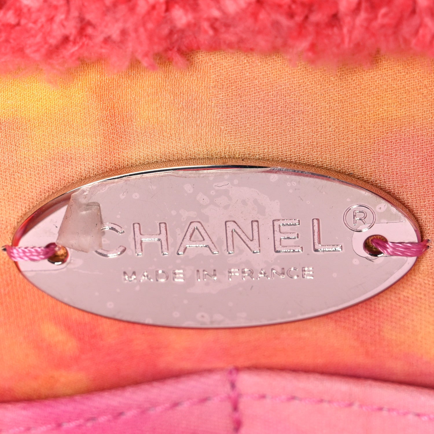 Chanel Mixed Fibers Quilted Large Flap Bag Coral 6 of 10