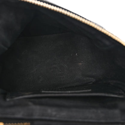 Saint Laurent Grain de Poudre Quilted 80's Vanity Bag Black 5 of 11
