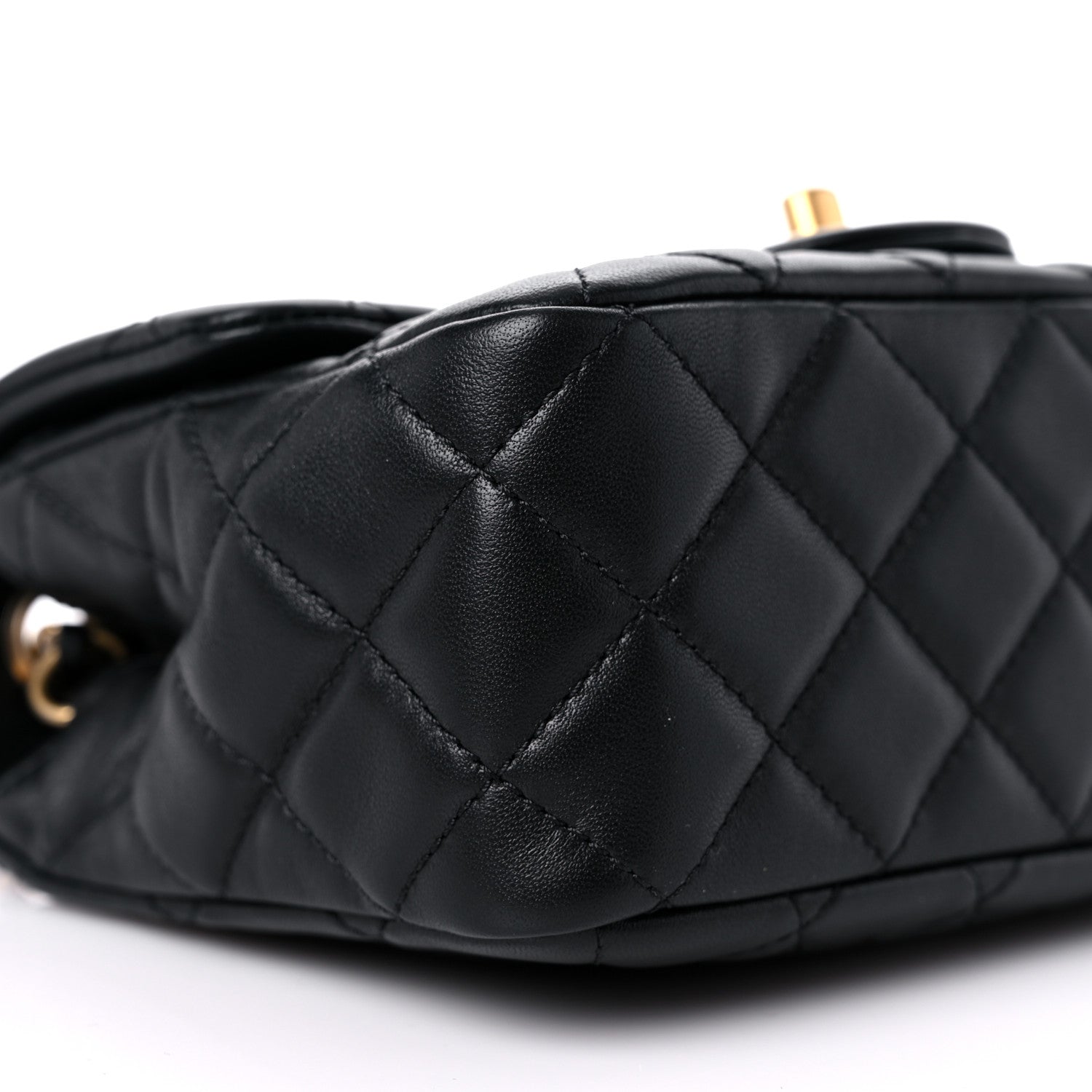 Chanel Lambskin Quilted Mini Pearl Crush Flap Black 8 of 10