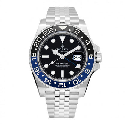 Rolex Stainless Steel 40mm Oyster Perpetual Date GMT Master Ⅱ Batgirl Watch 126710BLNR 1 of 5