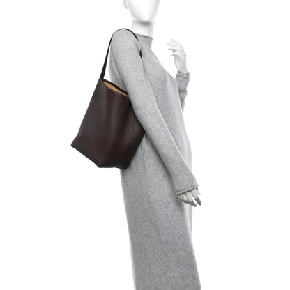 The Row Grained Calfskin Medium N/S Park Tote Acajou 2 of 11
