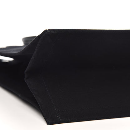 Saint Laurent Linen Calfskin Rive Gauche Tote Black 8 of 9