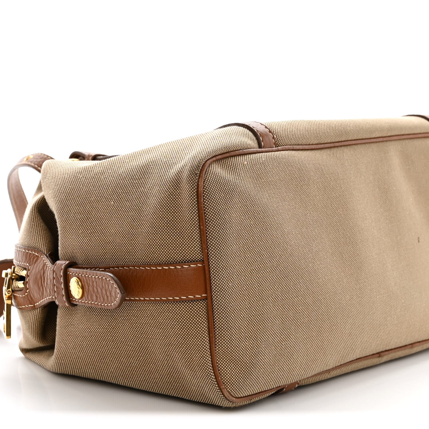 Prada Jacquard Logo Tote Brown 9 of 15