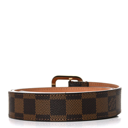 Louis Vuitton Damier Ebene Tresor Belt 90 36 2 of 7