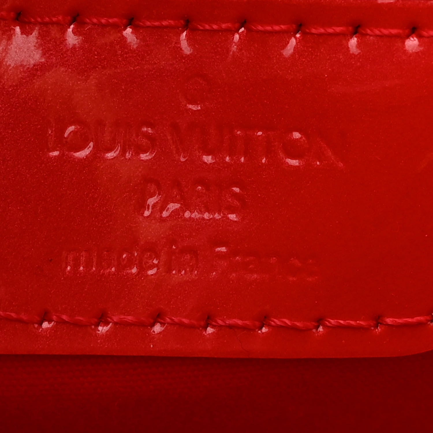 Louis Vuitton Vernis Avalon GM Rouge Grenadine 6 of 12
