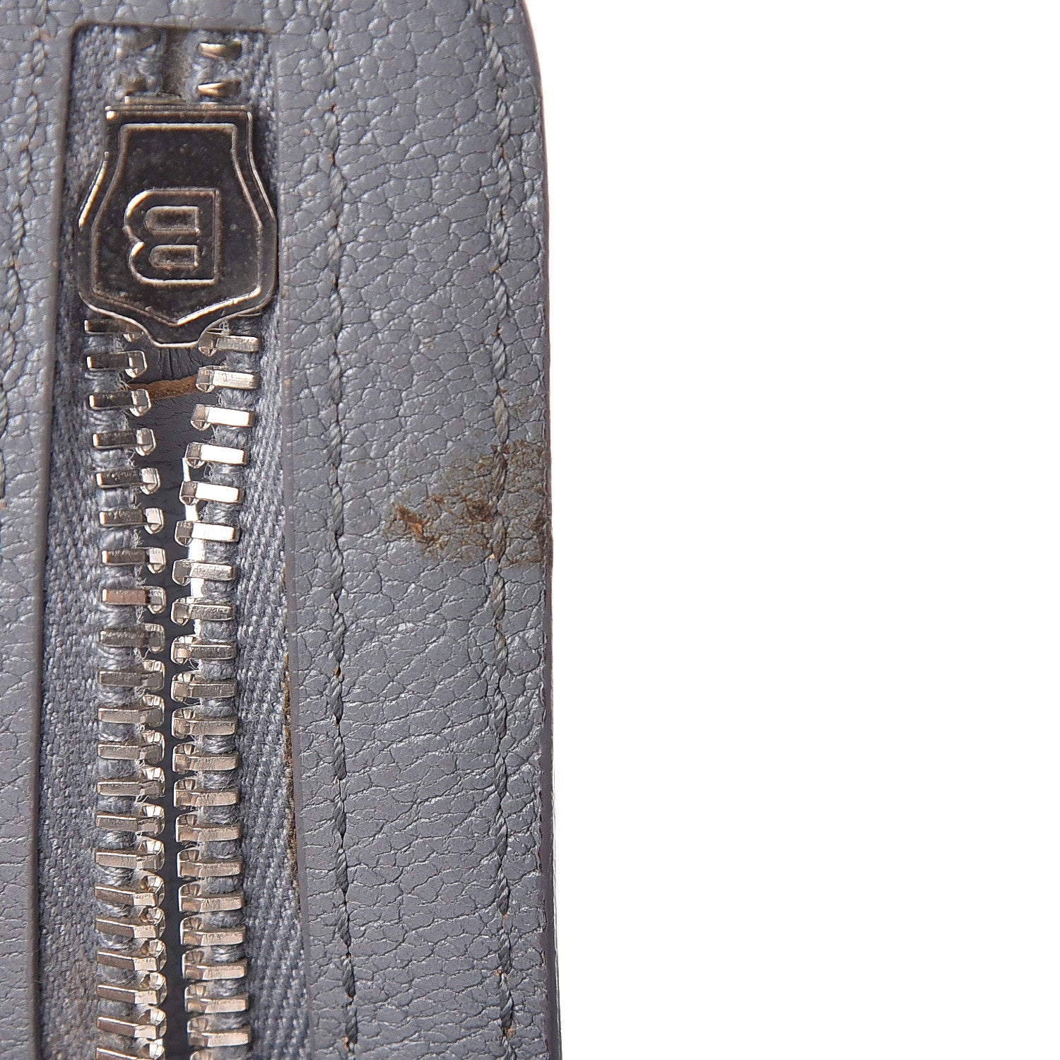 Balenciaga Chevre Silver Metallic Edge Hardware City Bleu Acier 14 of 27