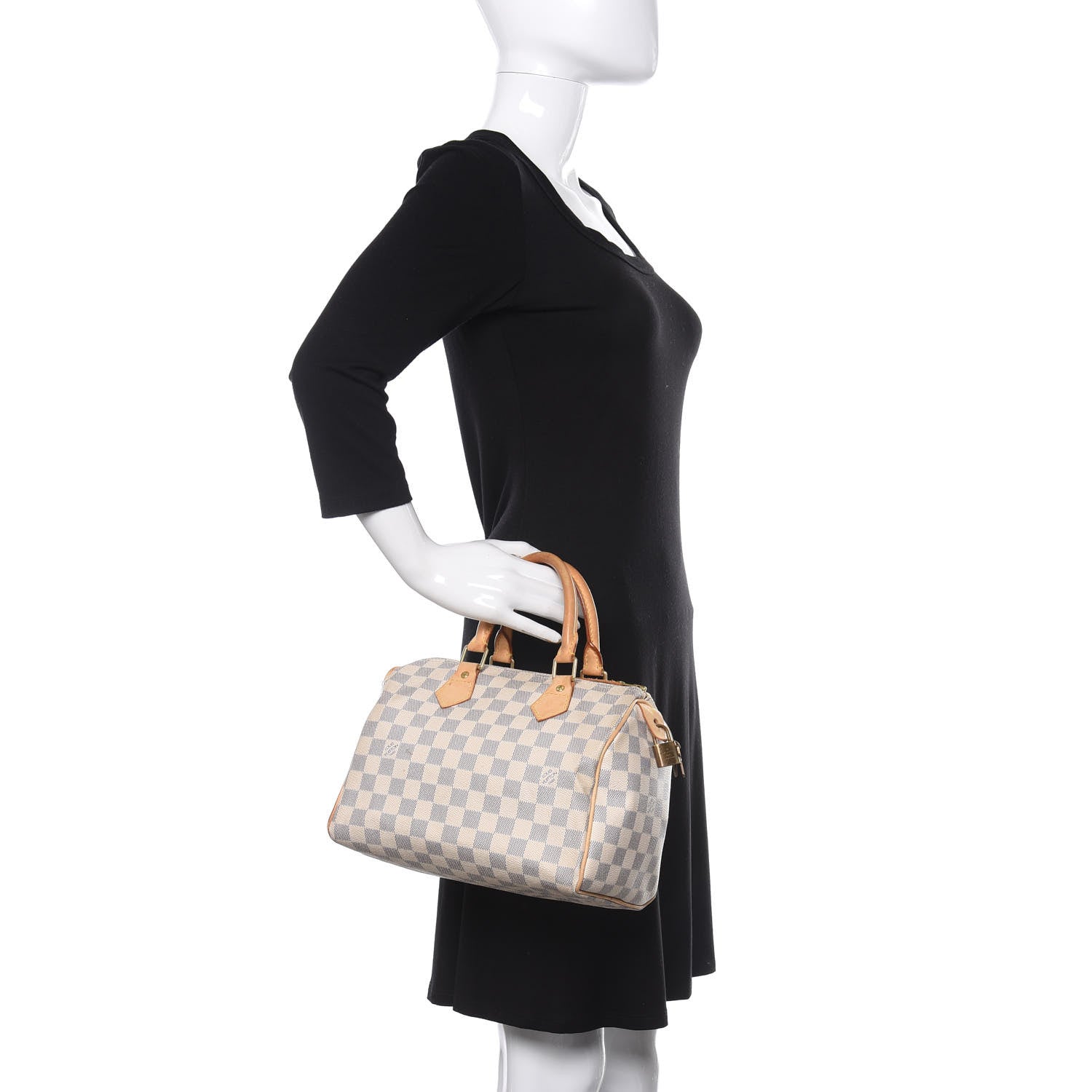 Louis Vuitton Damier Azur Speedy 25 2 of 17