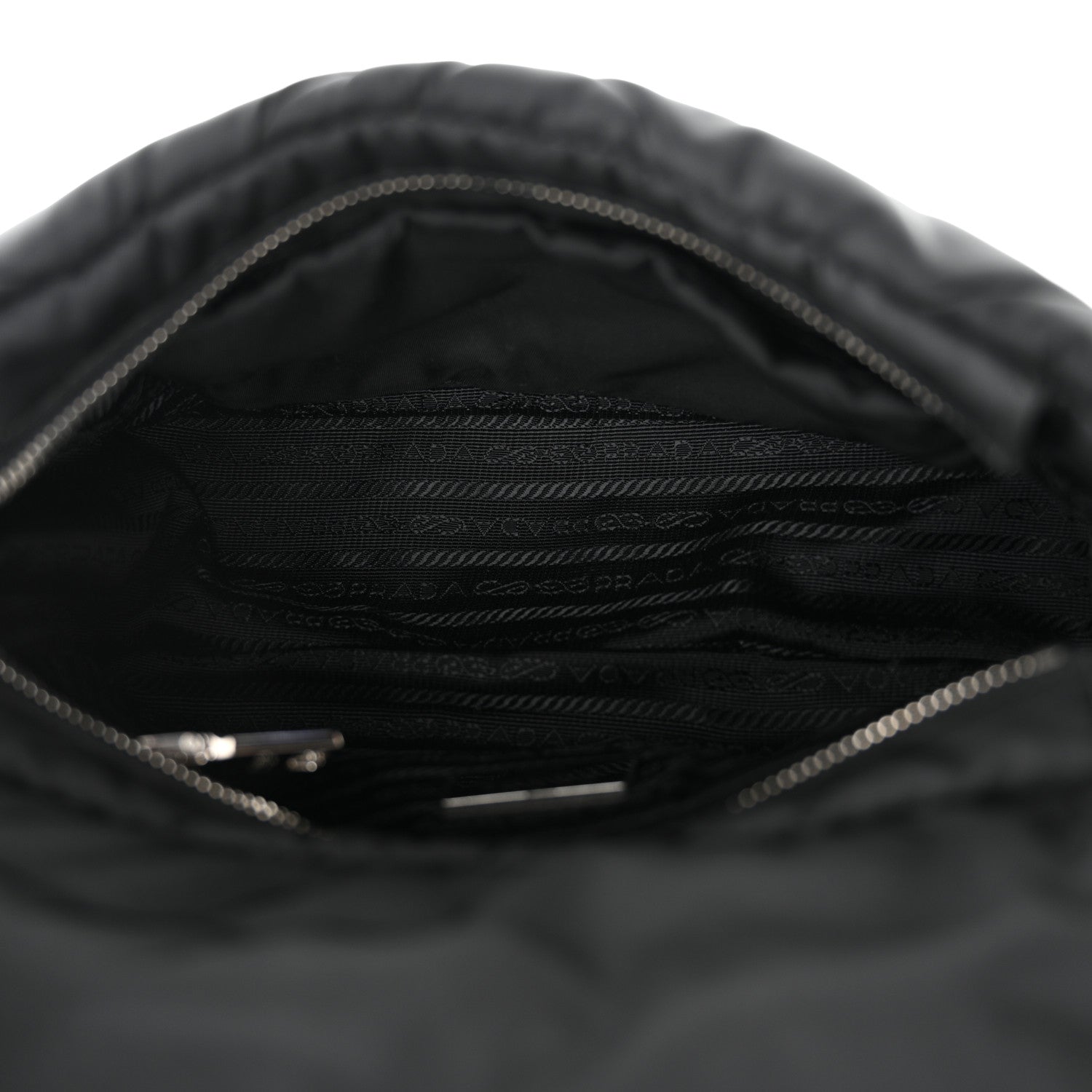 Prada Re-Nylon Quilted Padded Flap Shoulder Bag Black 5 of 11