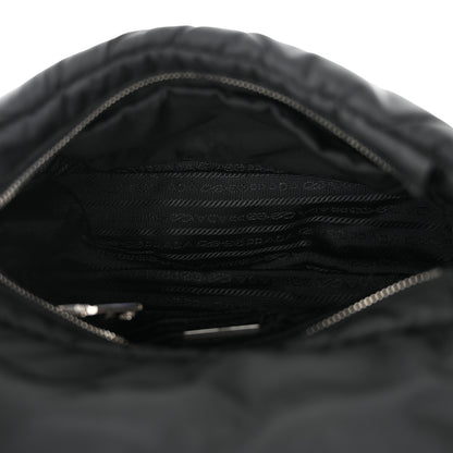 Prada Re-Nylon Quilted Padded Flap Shoulder Bag Black 5 of 11