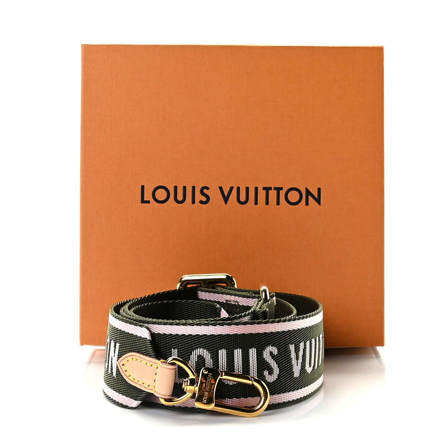 Louis Vuitton Nylon Bandouliere Shoulder Strap Kaki 5 of 5